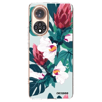 Picasee Honor 50 5G Hülle - Transparentes Silikon - Rhododendron