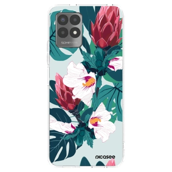 Picasee Realme 8i Hülle - Transparentes Silikon - Rhododendron