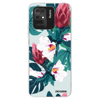 Picasee Xiaomi Redmi 10C Hülle - Transparentes Silikon - Rhododendron