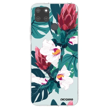 Picasee Realme C21Y Hülle - Transparentes Silikon - Rhododendron