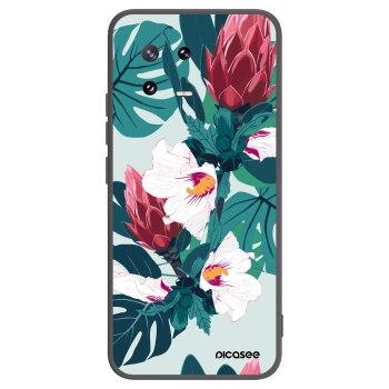Picasee Xiaomi 13 Pro Hülle - Schwarzes Silikon - Rhododendron
