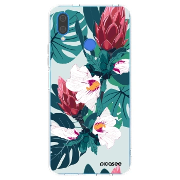 Picasee Huawei Nova 3 Hülle - Transparentes Silikon - Rhododendron