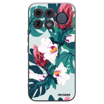 Picasee Xiaomi Poco F8 Ultra Hülle - Schwarzes Silikon - Rhododendron