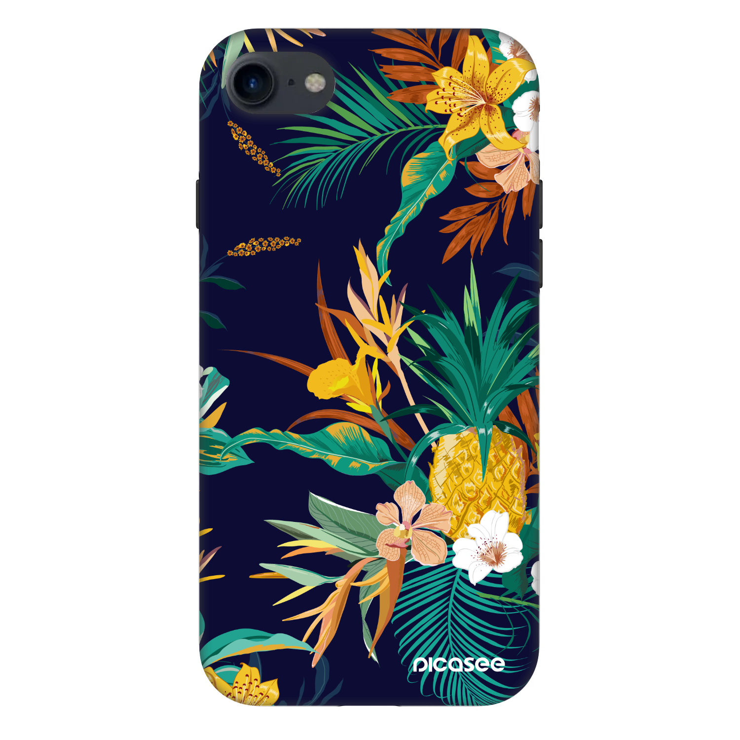 Picasee Fashion Case für Apple iPhone SE 2020 - Pineapple Color
