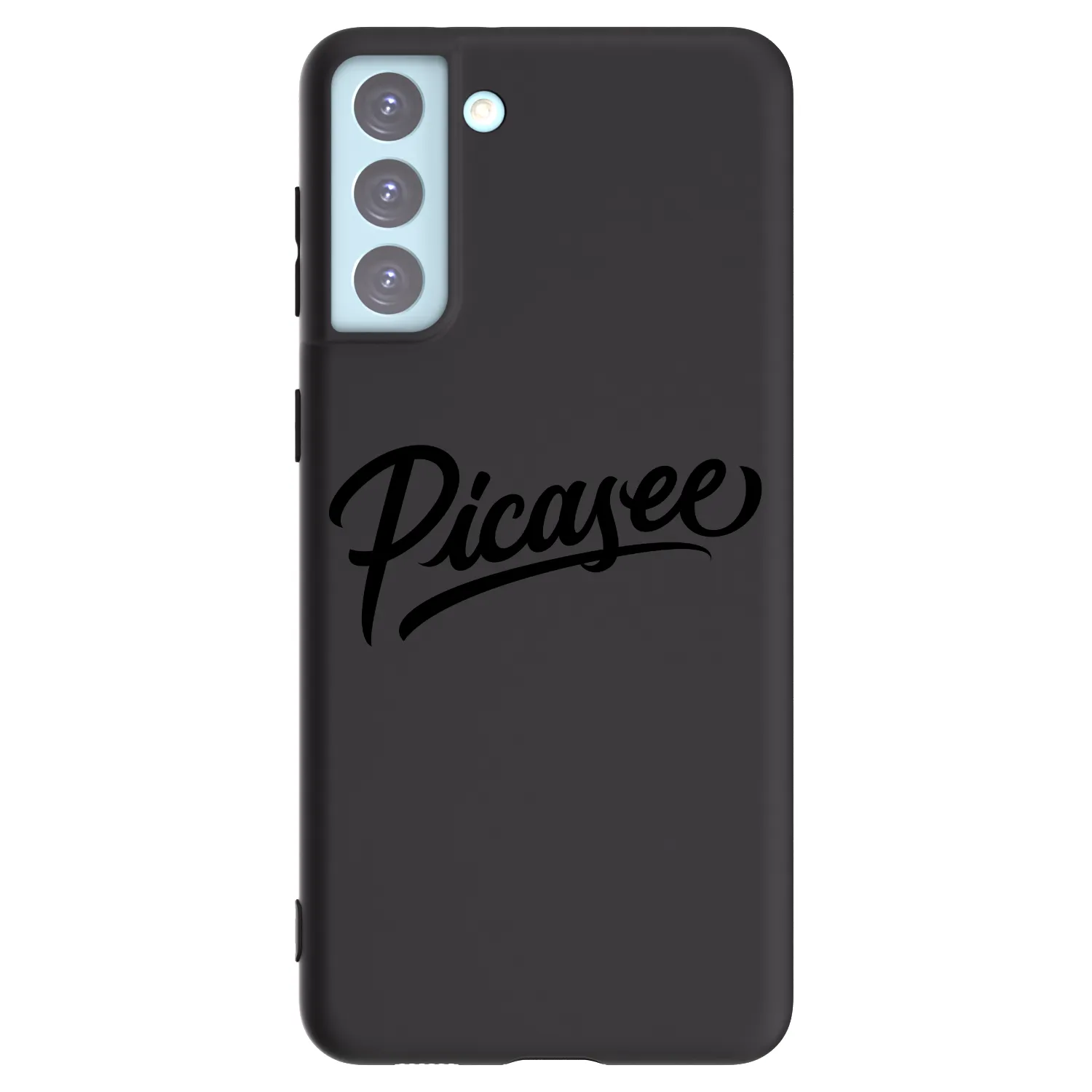 Picasee Samsung Galaxy S21+ 5G G996F Hülle - Schwarzes Silikon - Picasee - old logo - black