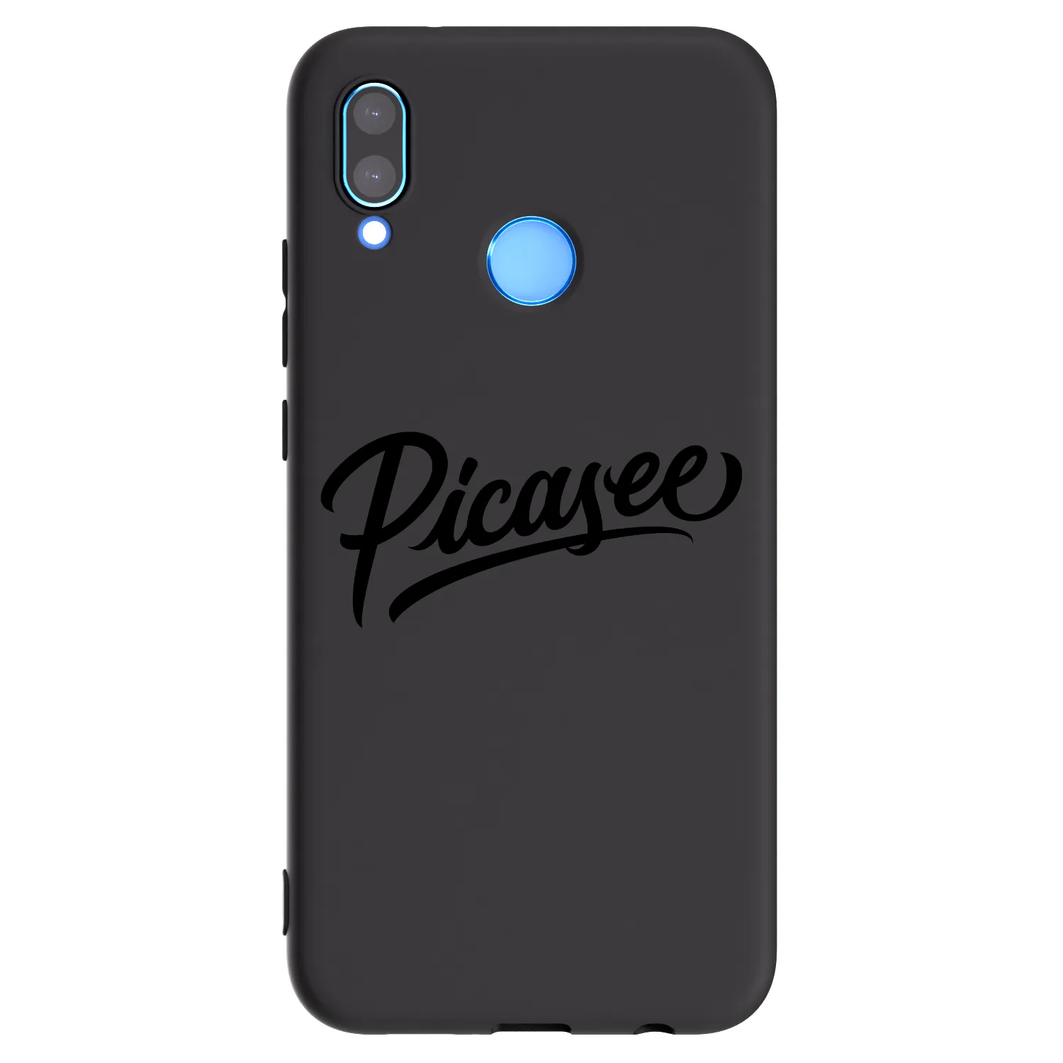 Picasee Huawei P20 Lite Hülle - Schwarzes Silikon - Picasee - old logo - black