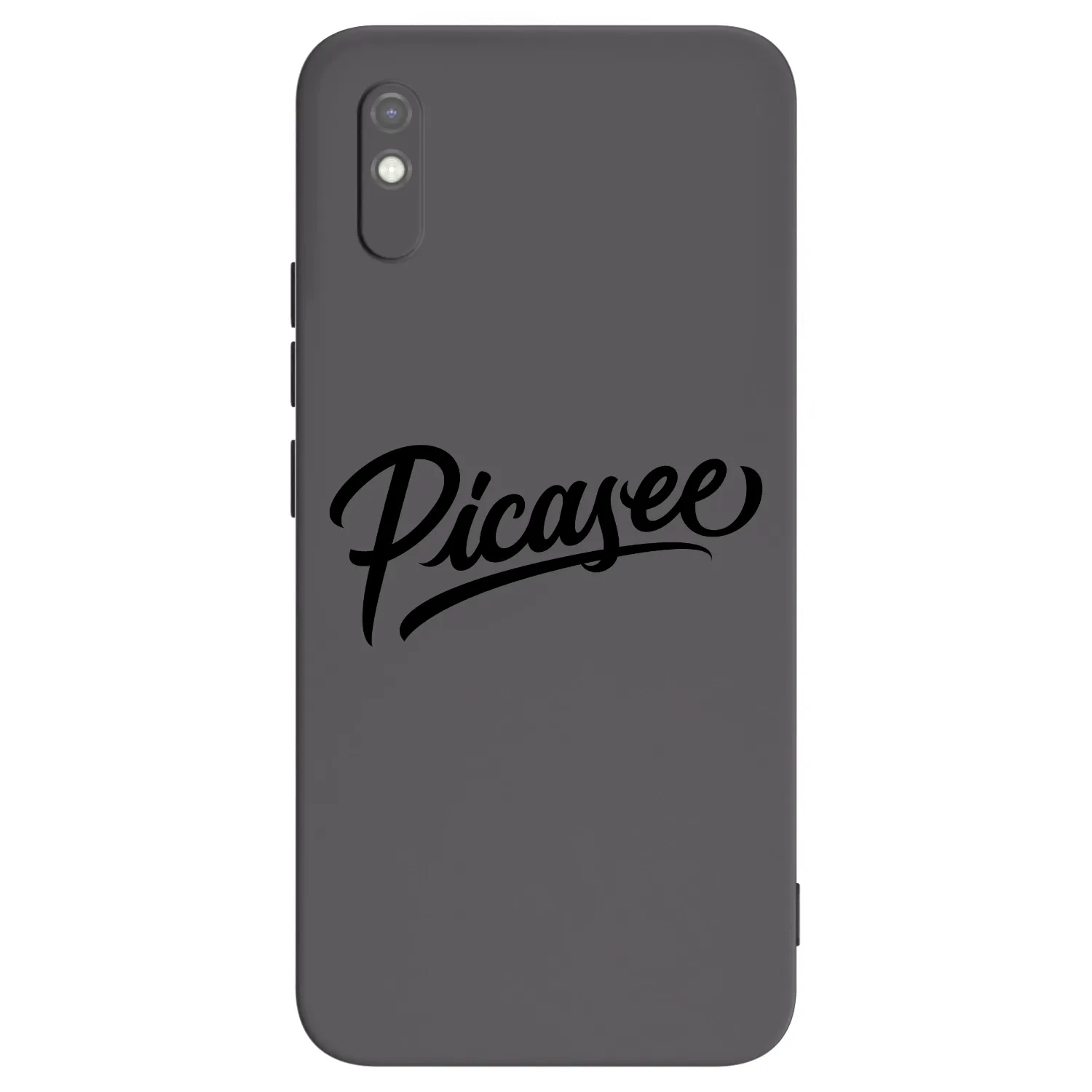 Picasee Xiaomi Redmi 9AT Hülle - Schwarzes Silikon - Picasee - old logo - black