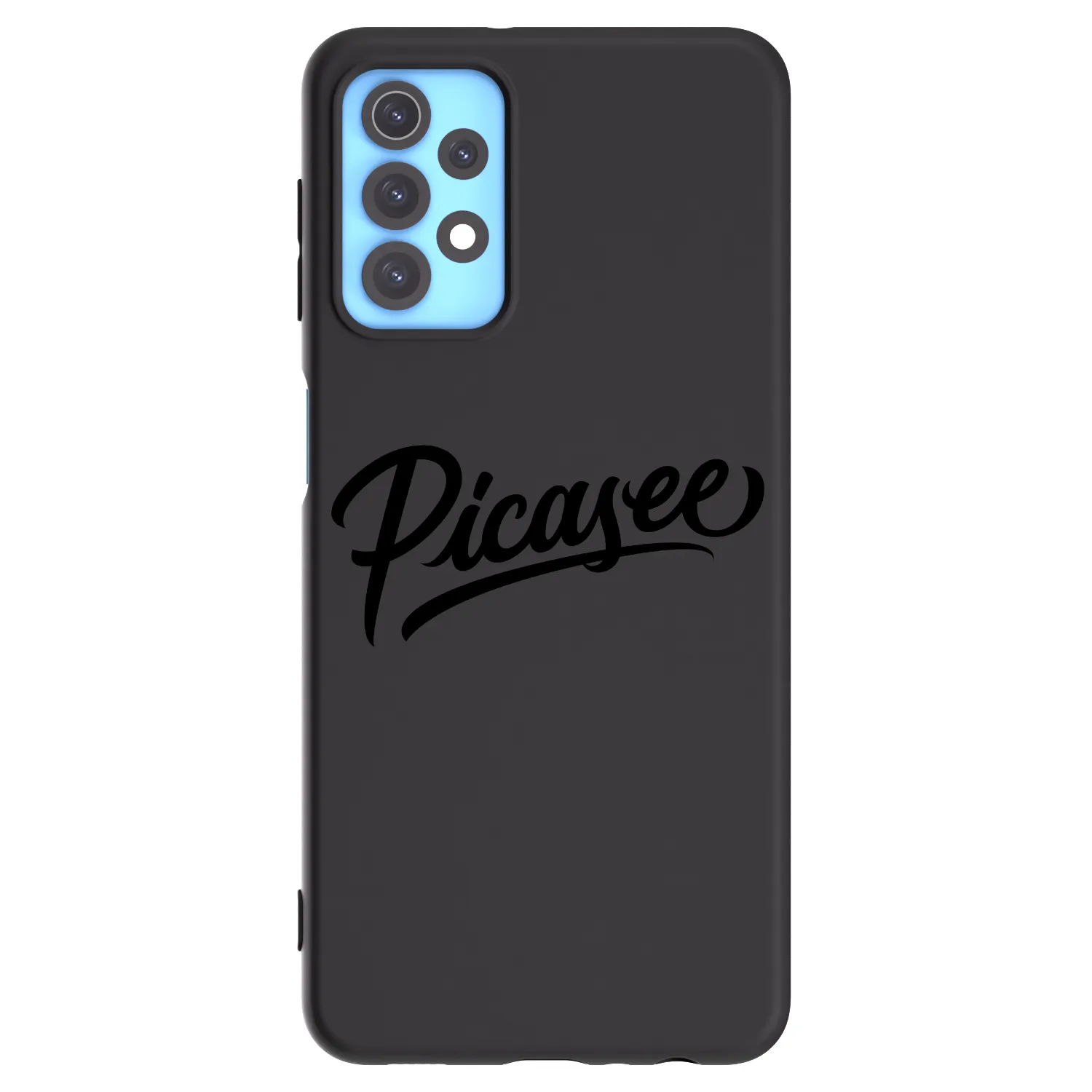 Picasee Samsung Galaxy A32 4G SM-A325F Hülle - Schwarzes Silikon - Picasee - old logo - black