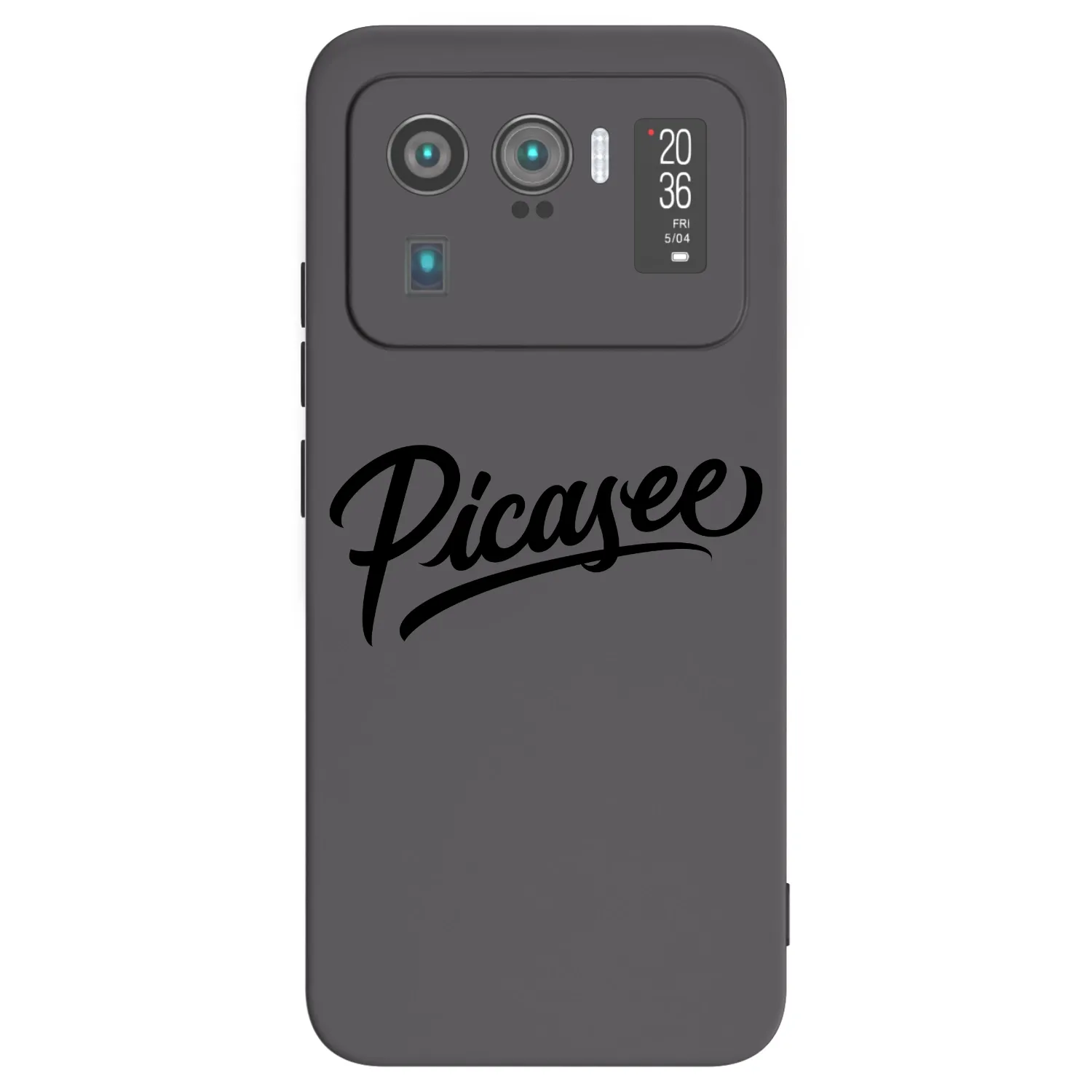 Picasee Xiaomi Mi 11 Ultra Hülle - Schwarzes Silikon - Picasee - old logo - black