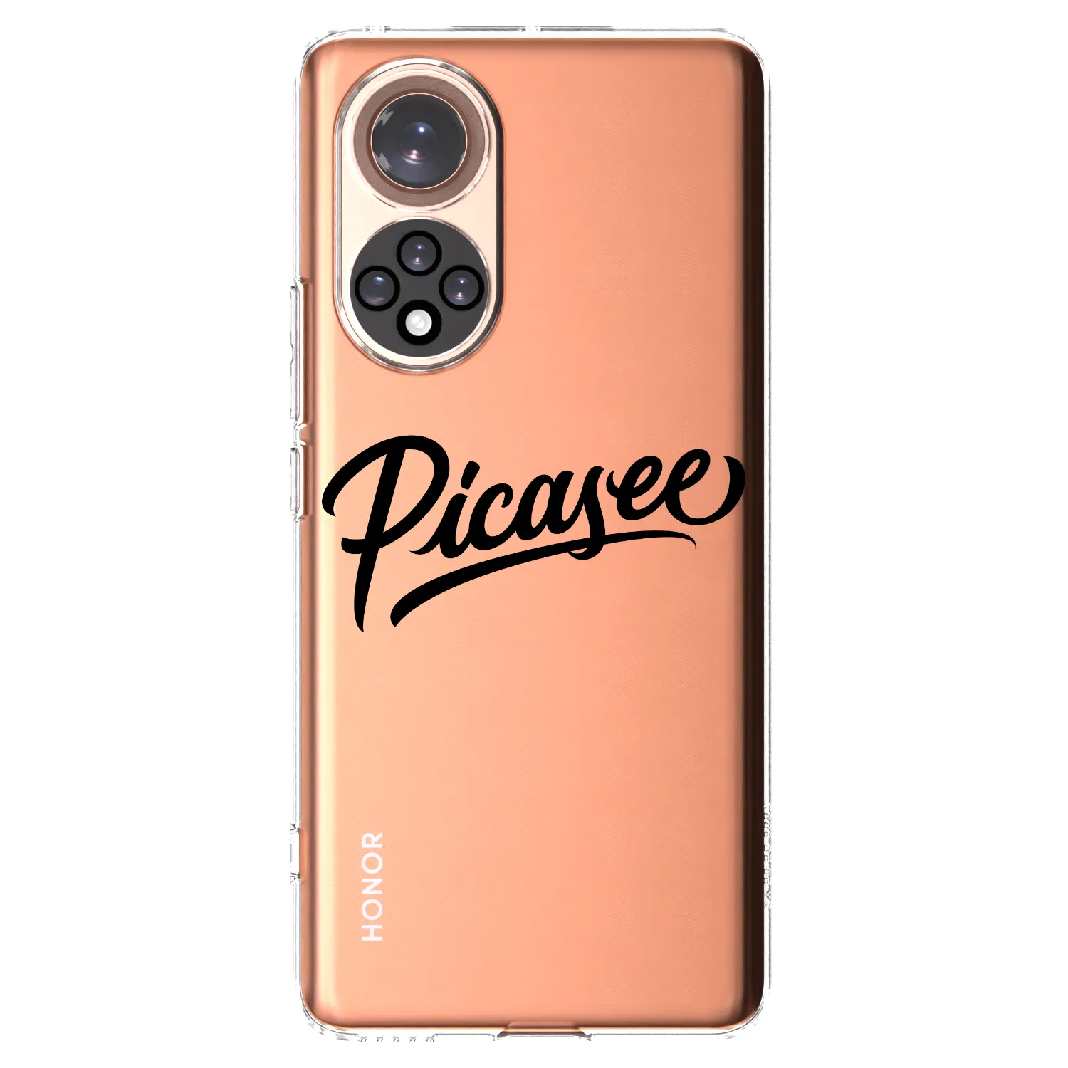 Picasee Honor 50 5G Hülle - Transparentes Silikon - Picasee - old logo - black