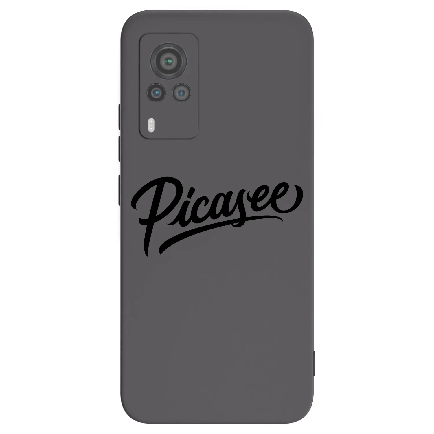 Picasee Vivo X60 Pro 5G Hülle - Schwarzes Silikon - Picasee - old logo - black