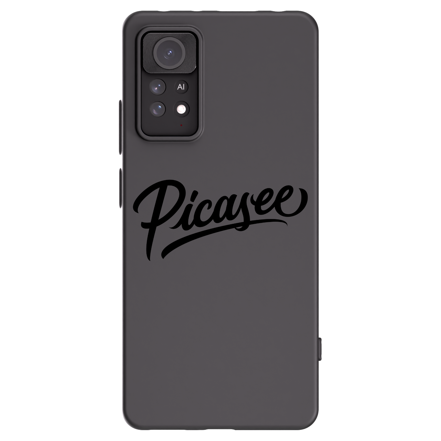Picasee Xiaomi Redmi Note 11 Pro Hülle - Schwarzes Silikon - Picasee - old logo - black