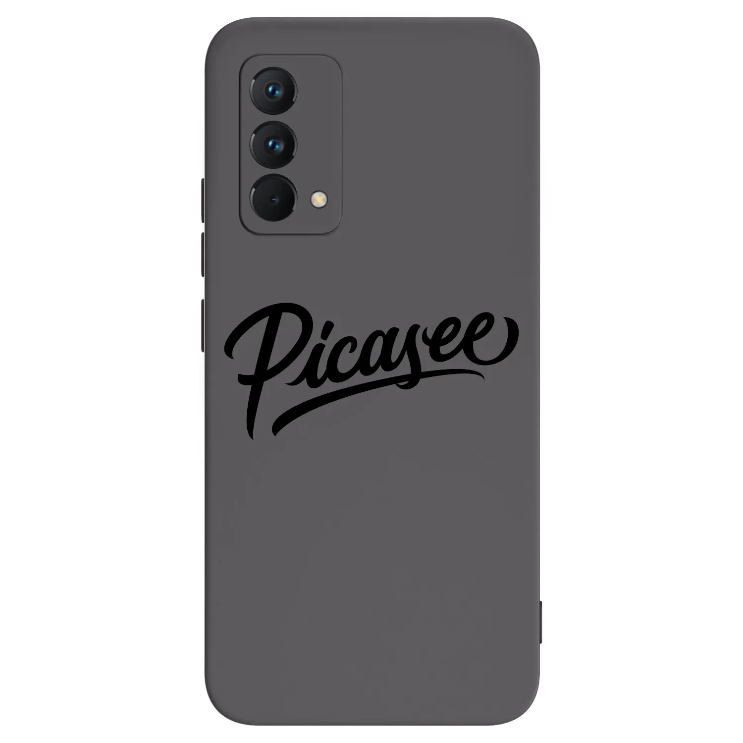 Picasee Realme GT Master Edition 5G Hülle - Schwarzes Silikon - Picasee - old logo - black