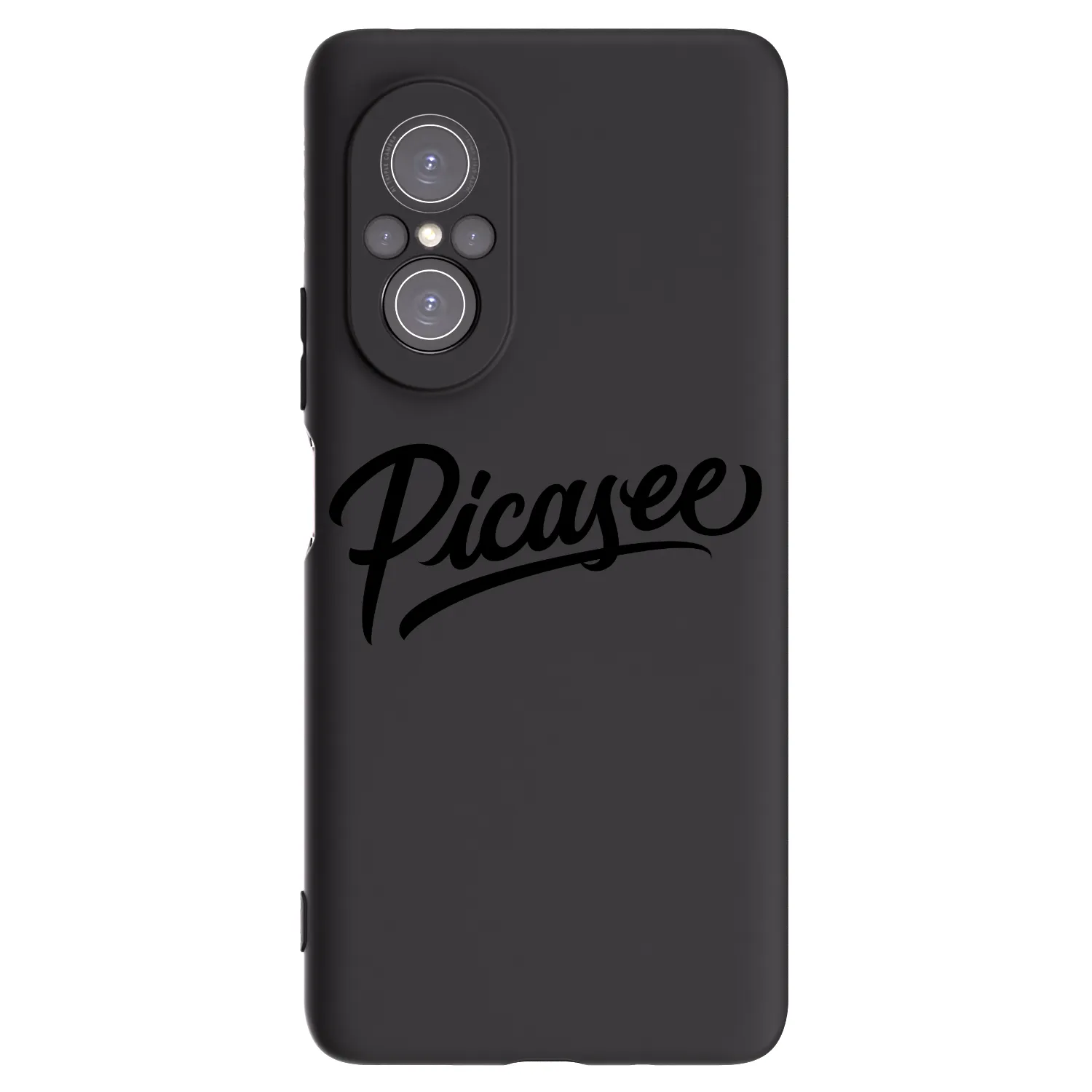 Picasee Huawei Nova 9 SE Hülle - Schwarzes Silikon - Picasee - old logo - black