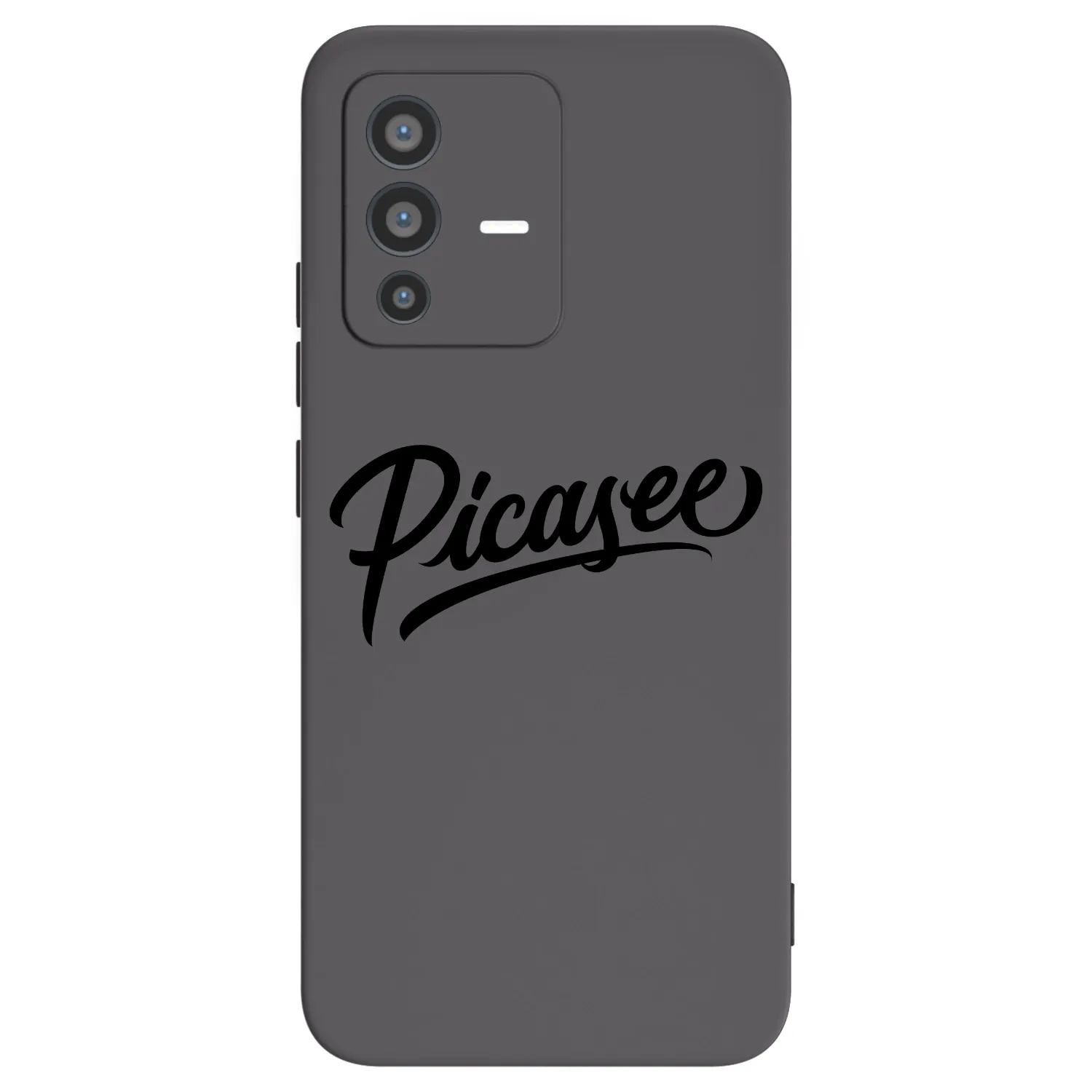 Picasee Vivo V23 5G Hülle - Schwarzes Silikon - Picasee - old logo - black