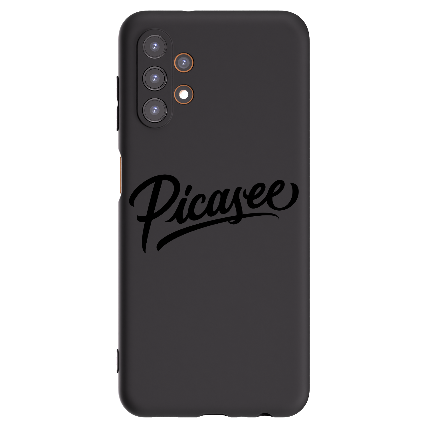Picasee Samsung Galaxy A13 4G A135 Hülle - Schwarzes Silikon - Picasee - old logo - black
