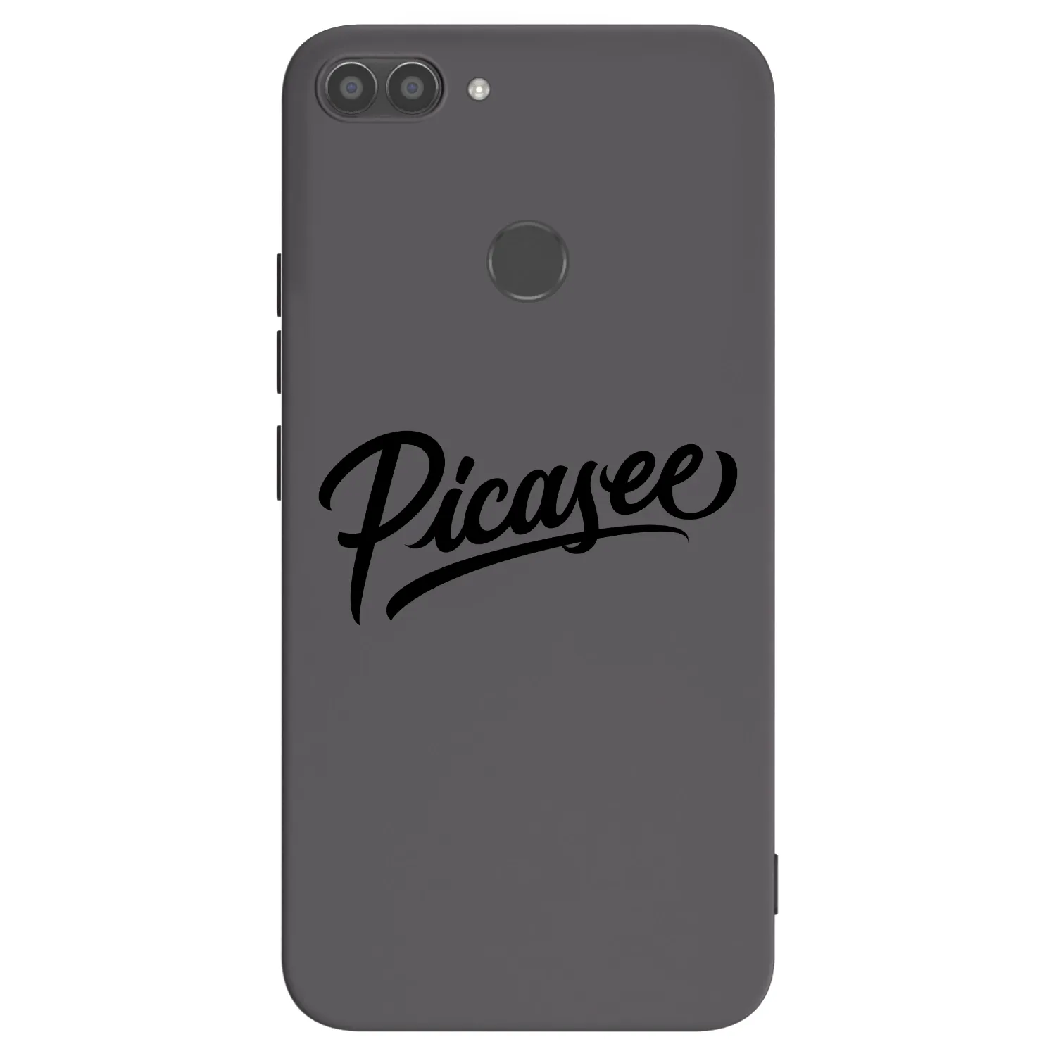Picasee Huawei P Smart Hülle - Schwarzes Silikon - Picasee - old logo - black