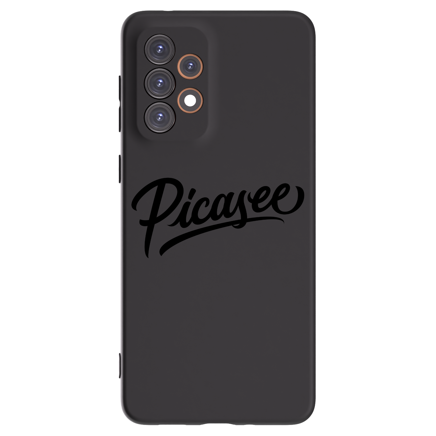 Picasee Samsung Galaxy A33 5G A336 Hülle - Schwarzes Silikon - Picasee - old logo - black