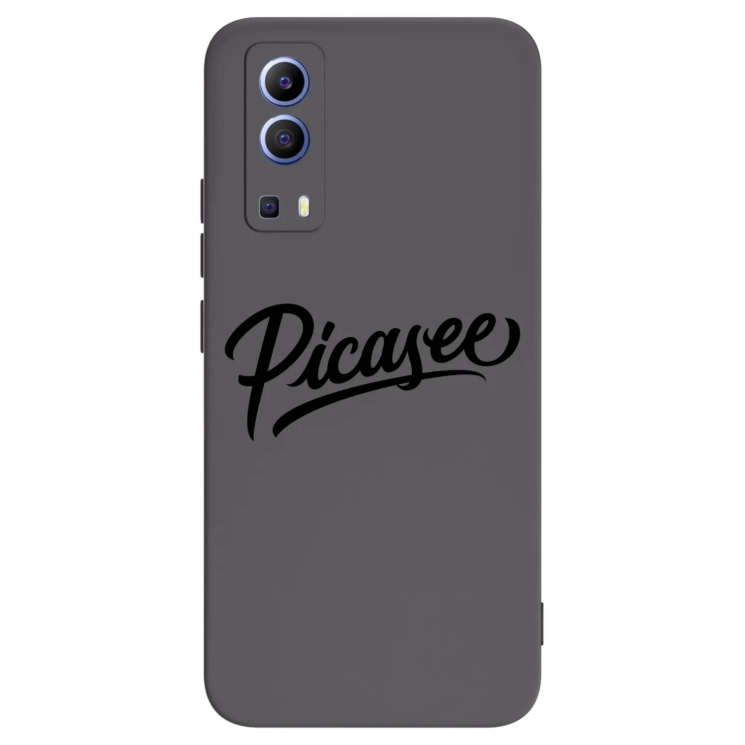 Picasee Vivo Y52 5G Hülle - Schwarzes Silikon - Picasee - old logo - black