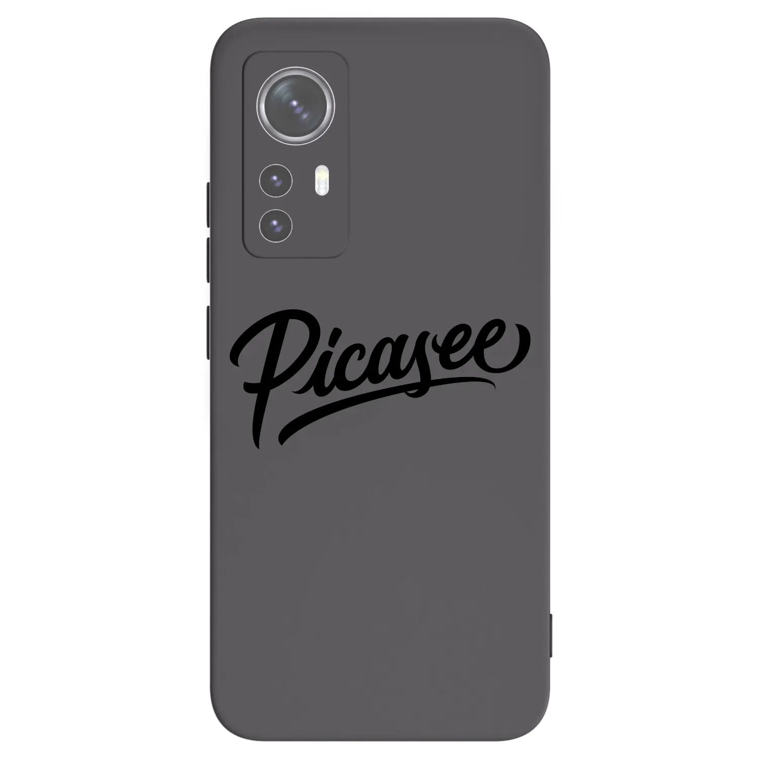 Picasee Xiaomi 12X Hülle - Schwarzes Silikon - Picasee - old logo - black