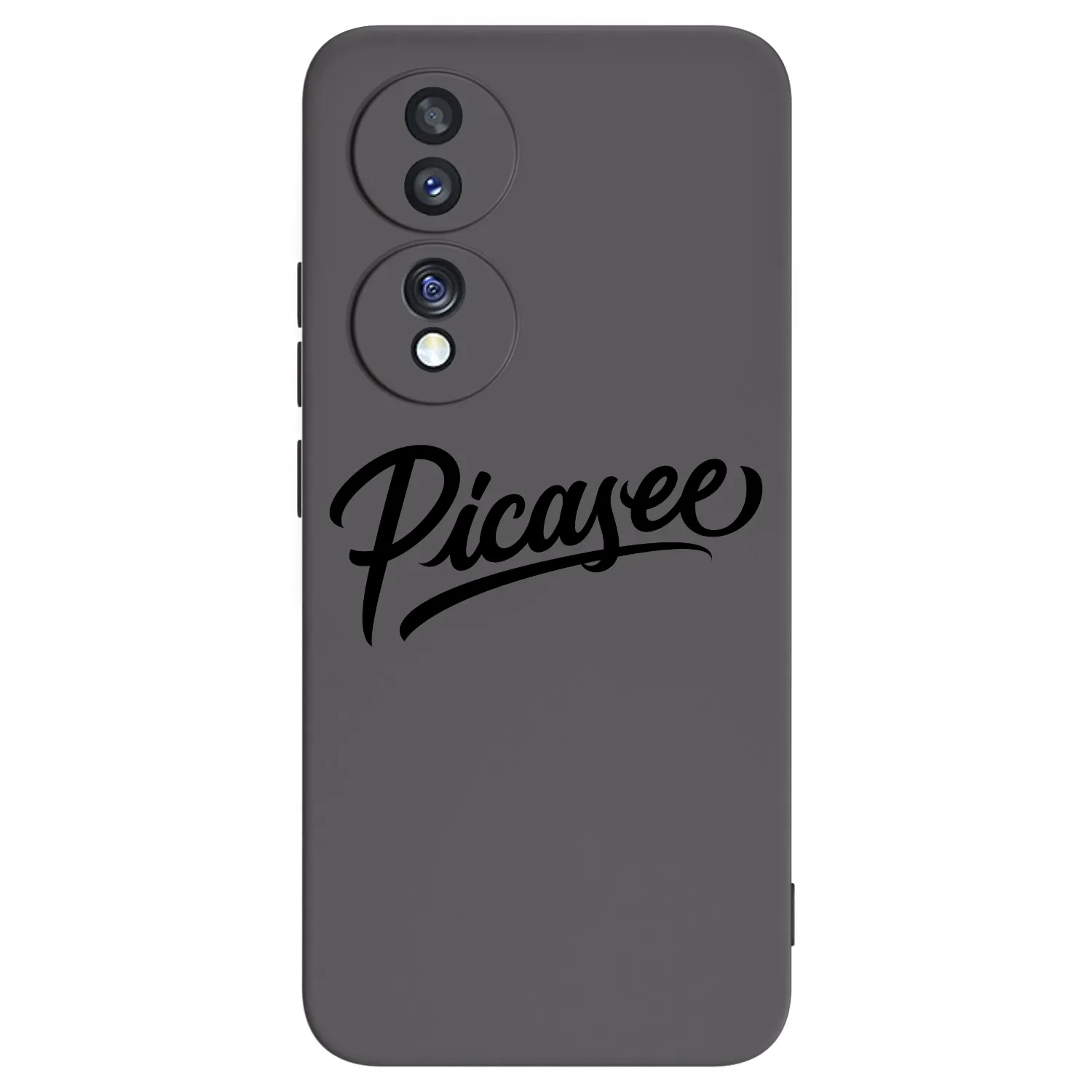 Picasee Honor 70 Hülle - Schwarzes Silikon - Picasee - old logo - black