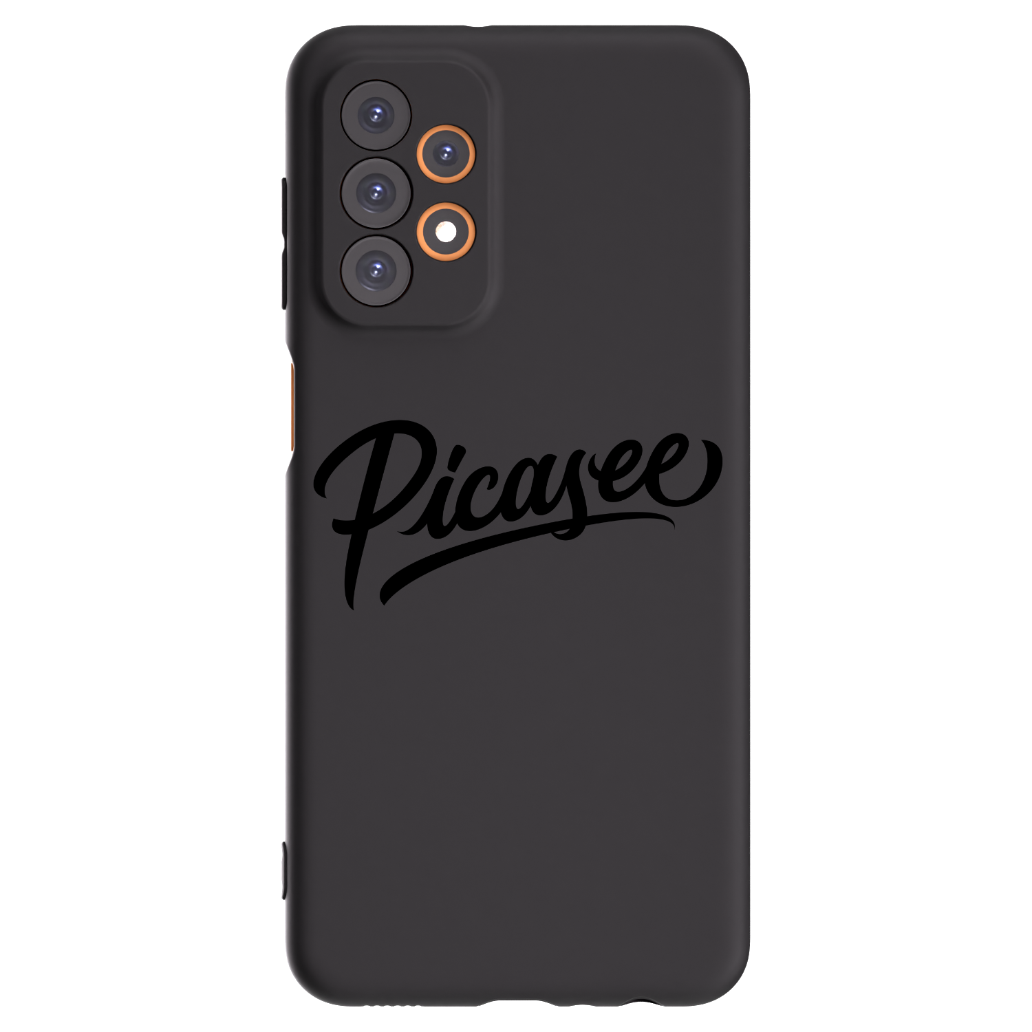 Picasee Samsung Galaxy A23 A235F 4G Hülle - Schwarzes Silikon - Picasee - old logo - black