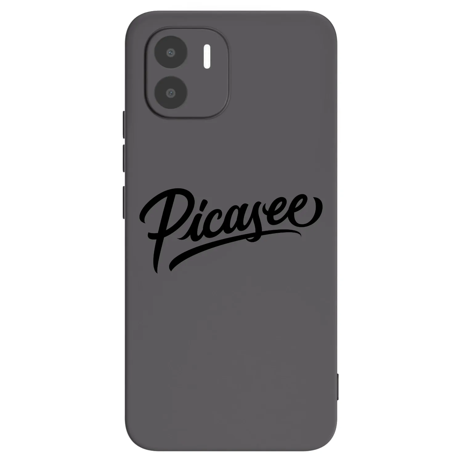 Picasee Xiaomi Redmi A1 Hülle - Schwarzes Silikon - Picasee - old logo - black