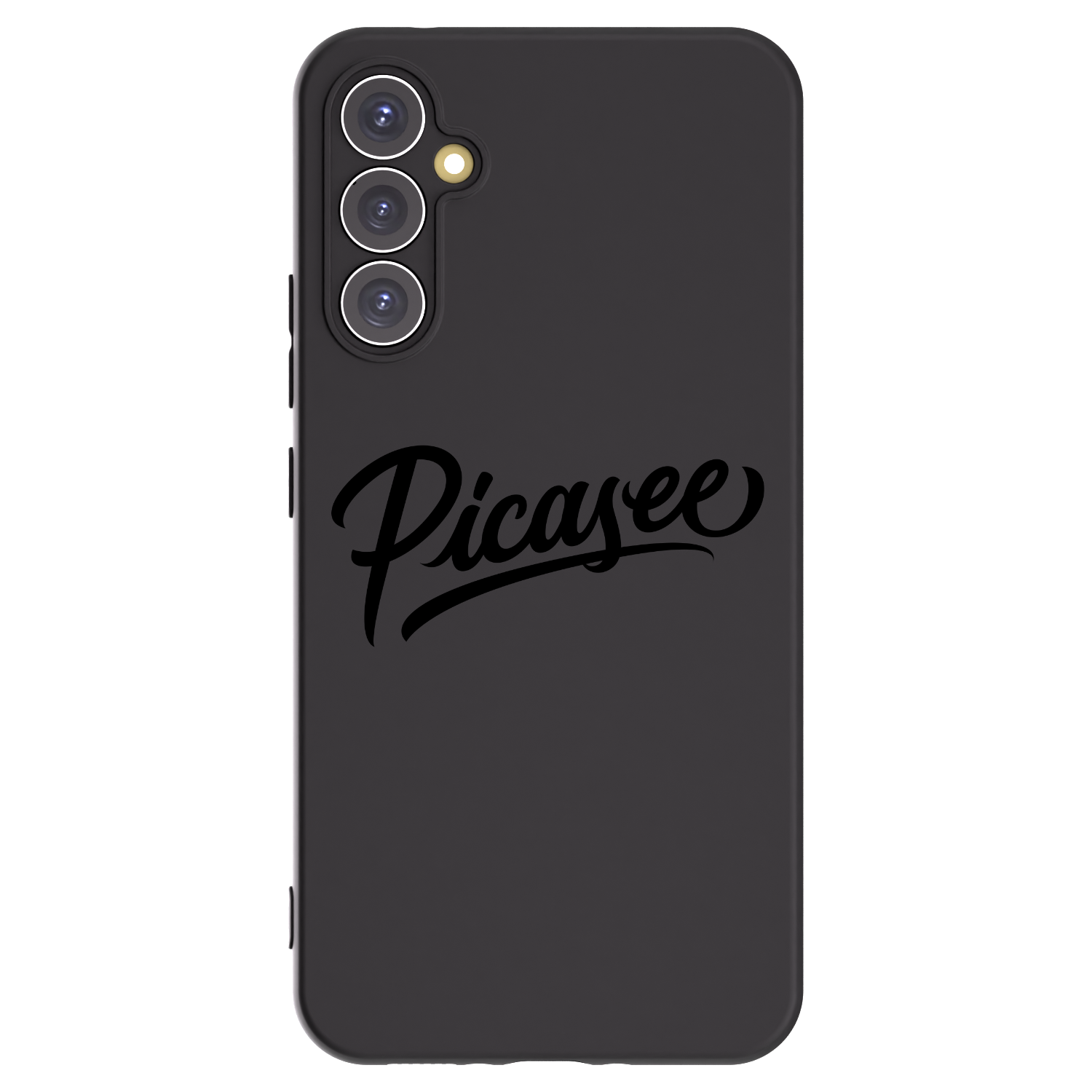 Picasee Samsung Galaxy A34 5G A346B Hülle - Schwarzes Silikon - Picasee - old logo - black