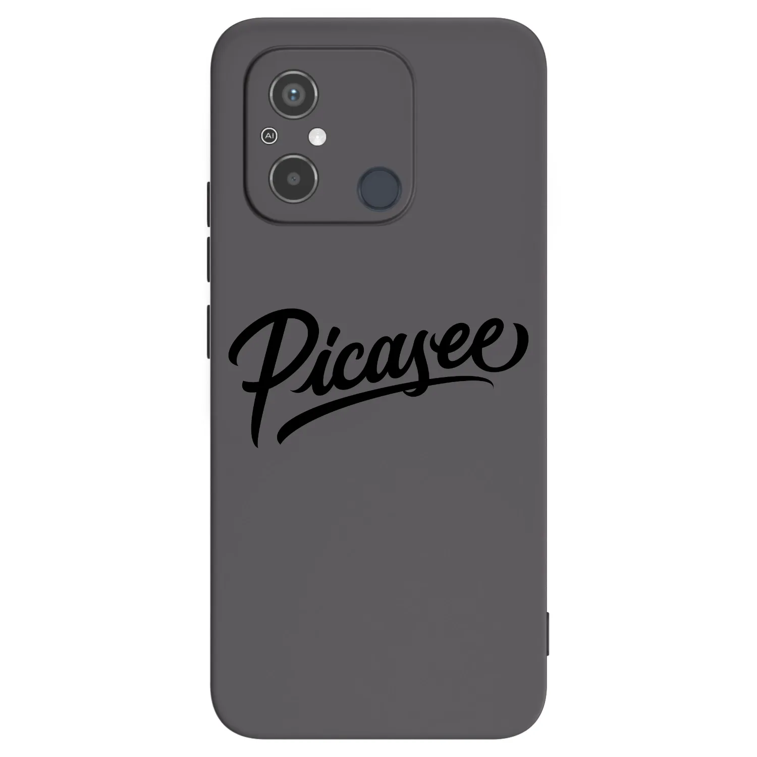 Picasee Xiaomi Redmi 12C Hülle - Schwarzes Silikon - Picasee - old logo - black