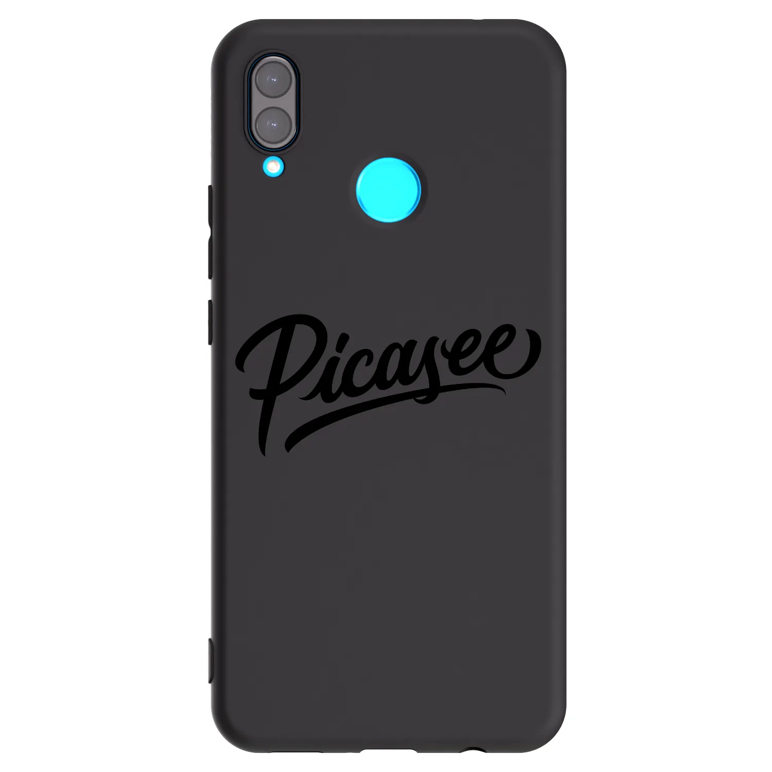 Picasee Huawei Nova 3 Hülle - Schwarzes Silikon - Picasee - old logo - black