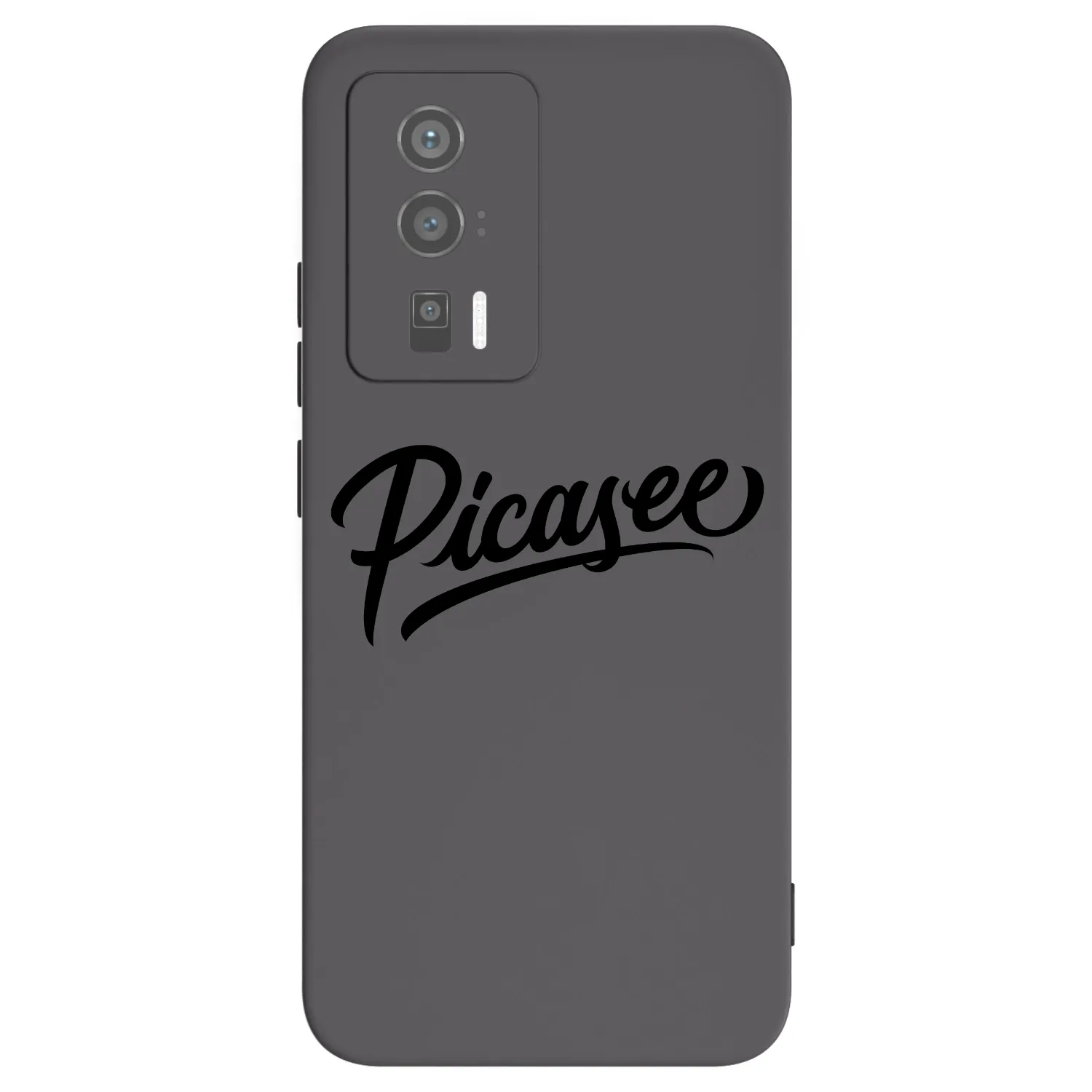 Picasee Xiaomi Poco F5 Pro 5G Hülle - Schwarzes Silikon - Picasee - old logo - black