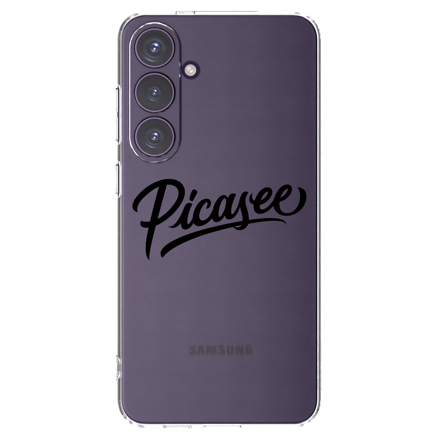 Picasee Samsung Galaxy S24+ S926B 5G Hülle - Transparentes Silikon - Picasee - old logo - black