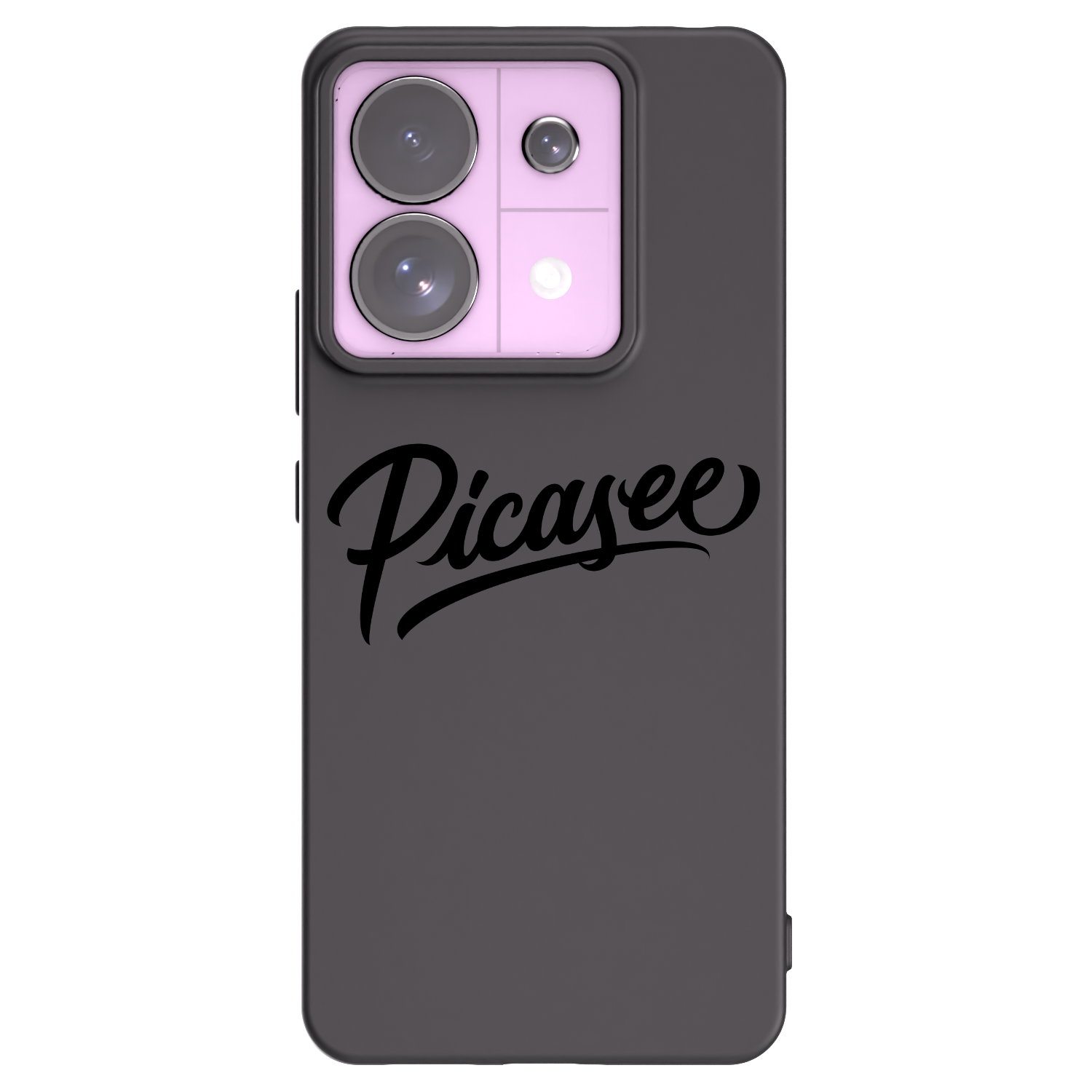 Picasee Xiaomi Redmi Note 13 Pro 5G Hülle - Schwarzes Silikon - Picasee - old logo - black