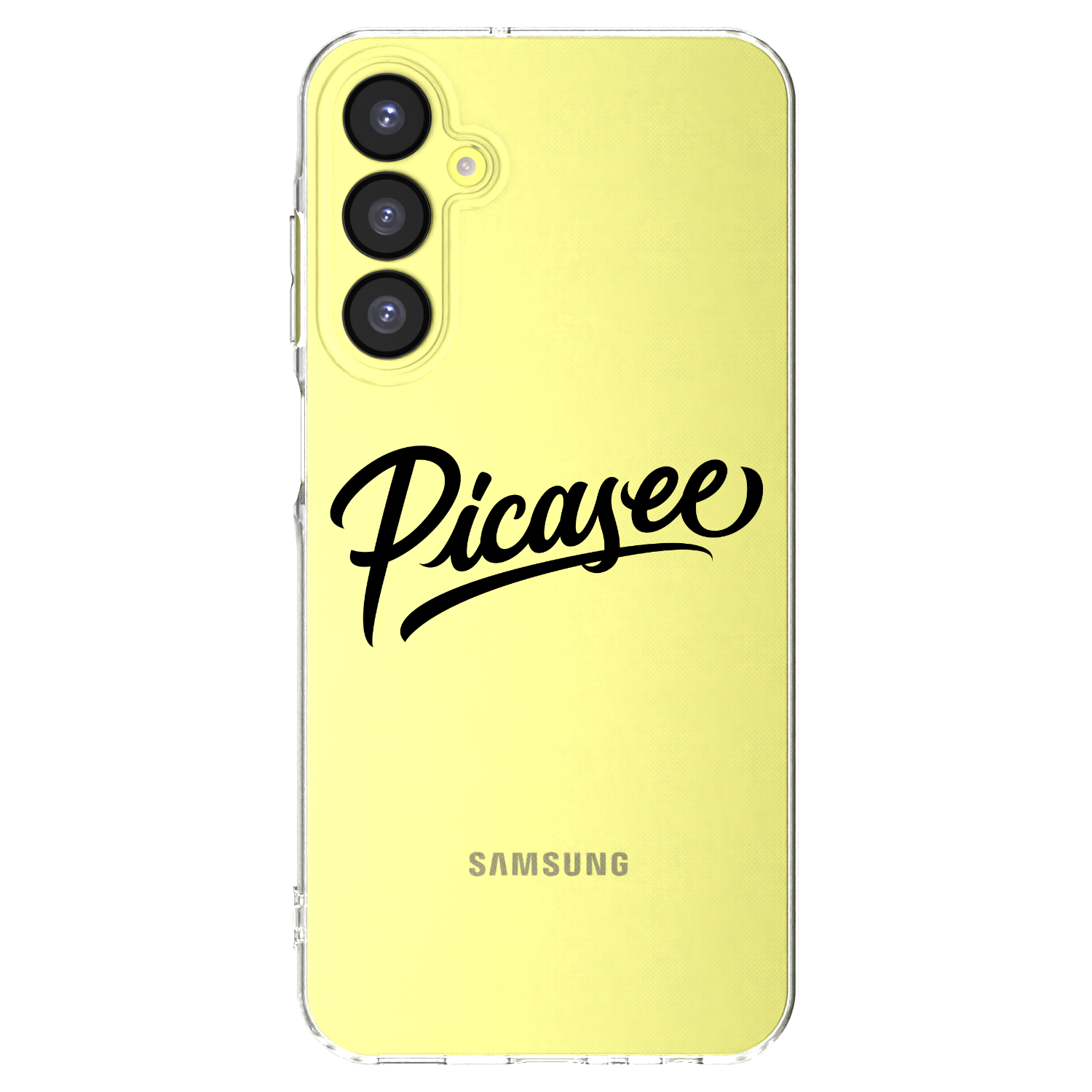 Picasee Samsung Galaxy A25 A256B 5G Hülle - Transparentes Silikon - Picasee - old logo - black