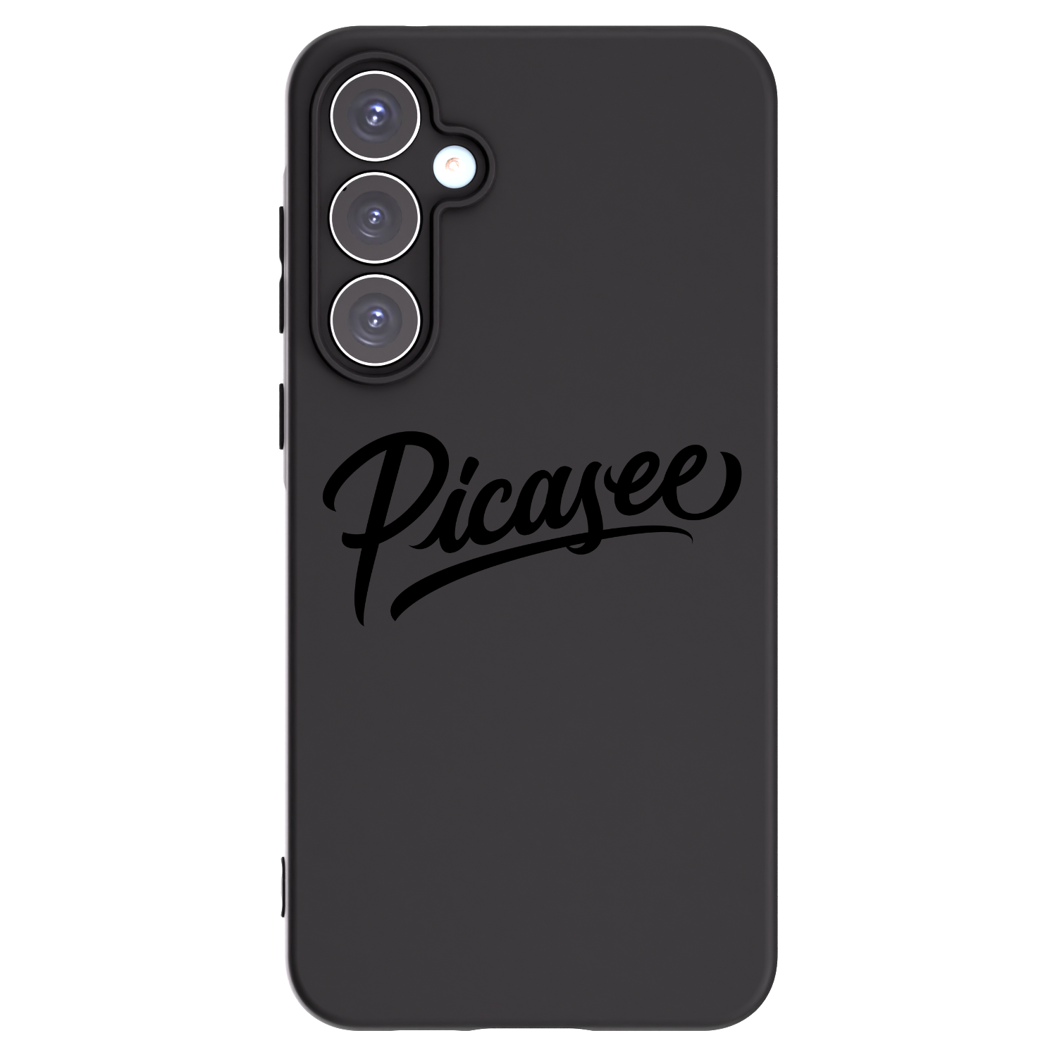 Picasee Samsung Galaxy A55 5G A556B Hülle - Schwarzes Silikon - Picasee - old logo - black