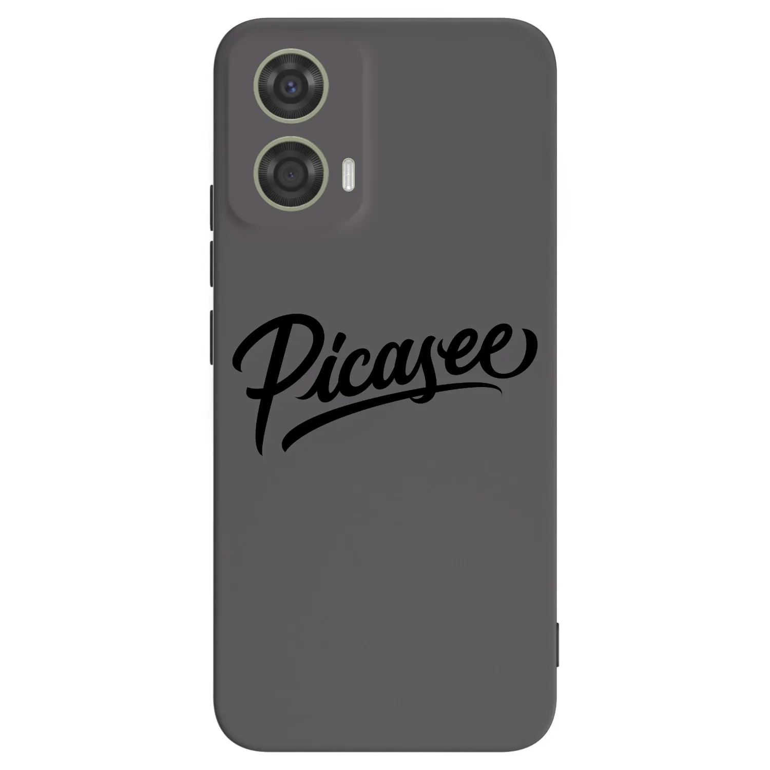 Picasee Motorola Moto G24 Hülle - Schwarzes Silikon - Picasee - old logo - black