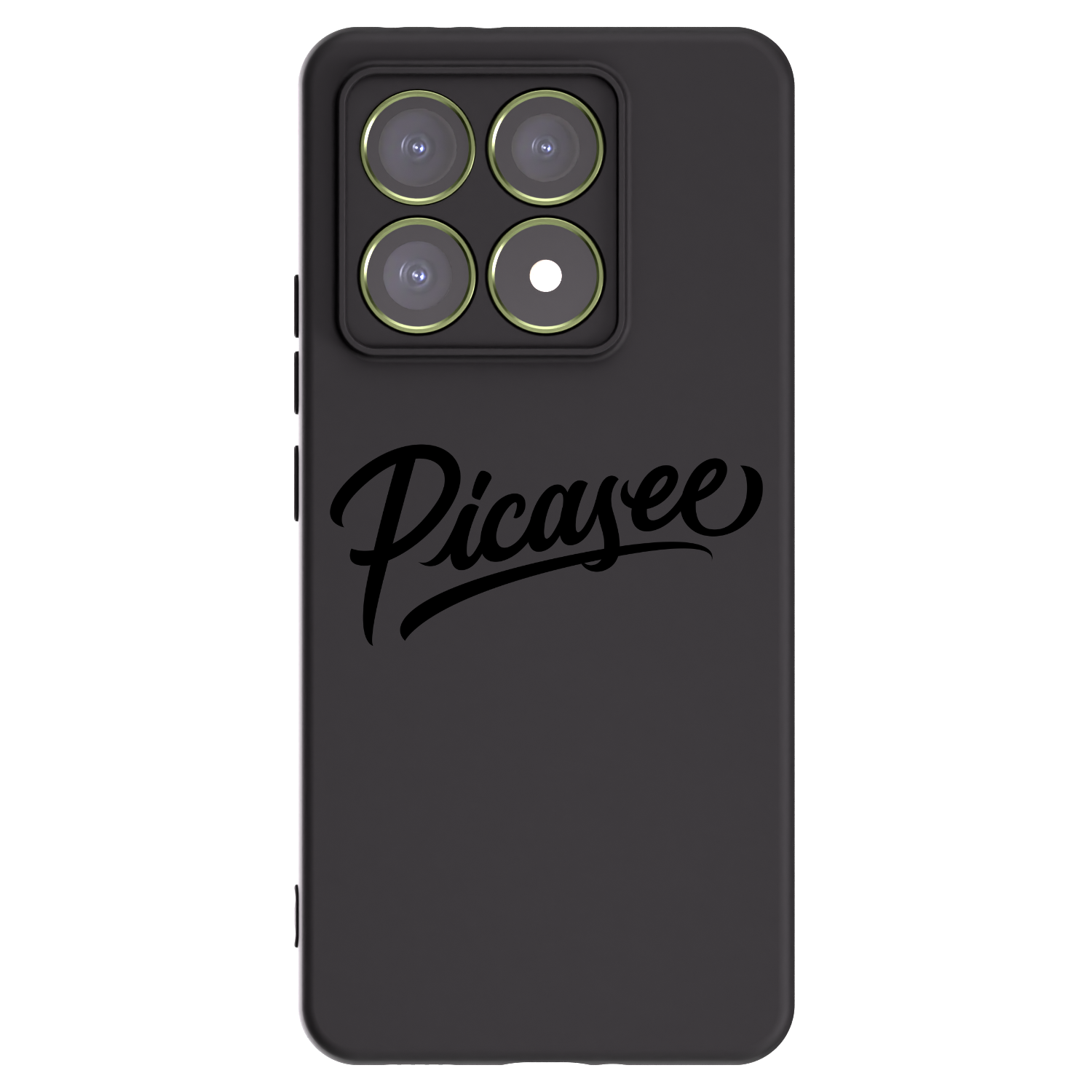 Picasee Xiaomi 14T Hülle - Schwarzes Silikon - Picasee - old logo - black