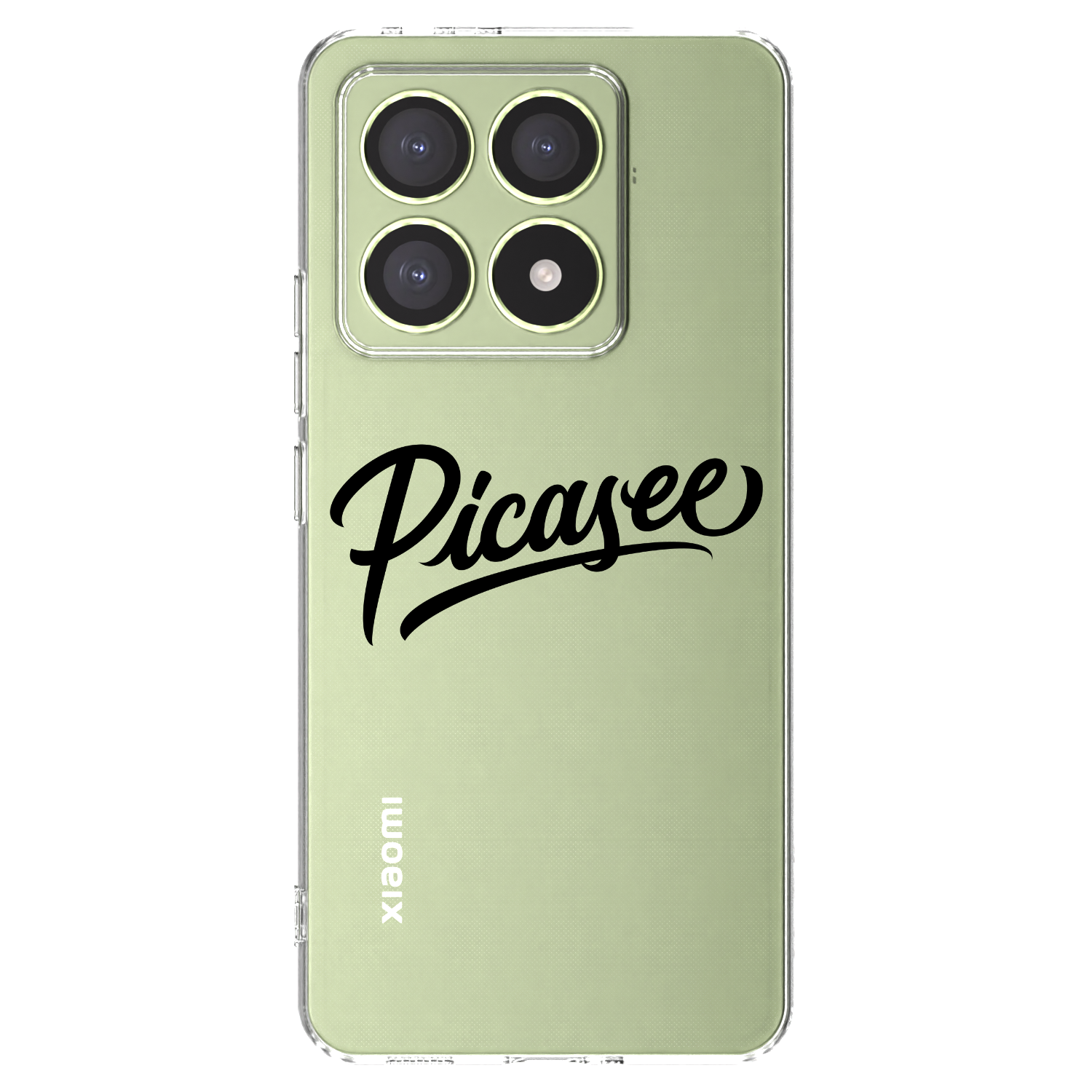 Picasee Xiaomi 14T Hülle - Transparentes Silikon - Picasee - old logo - black