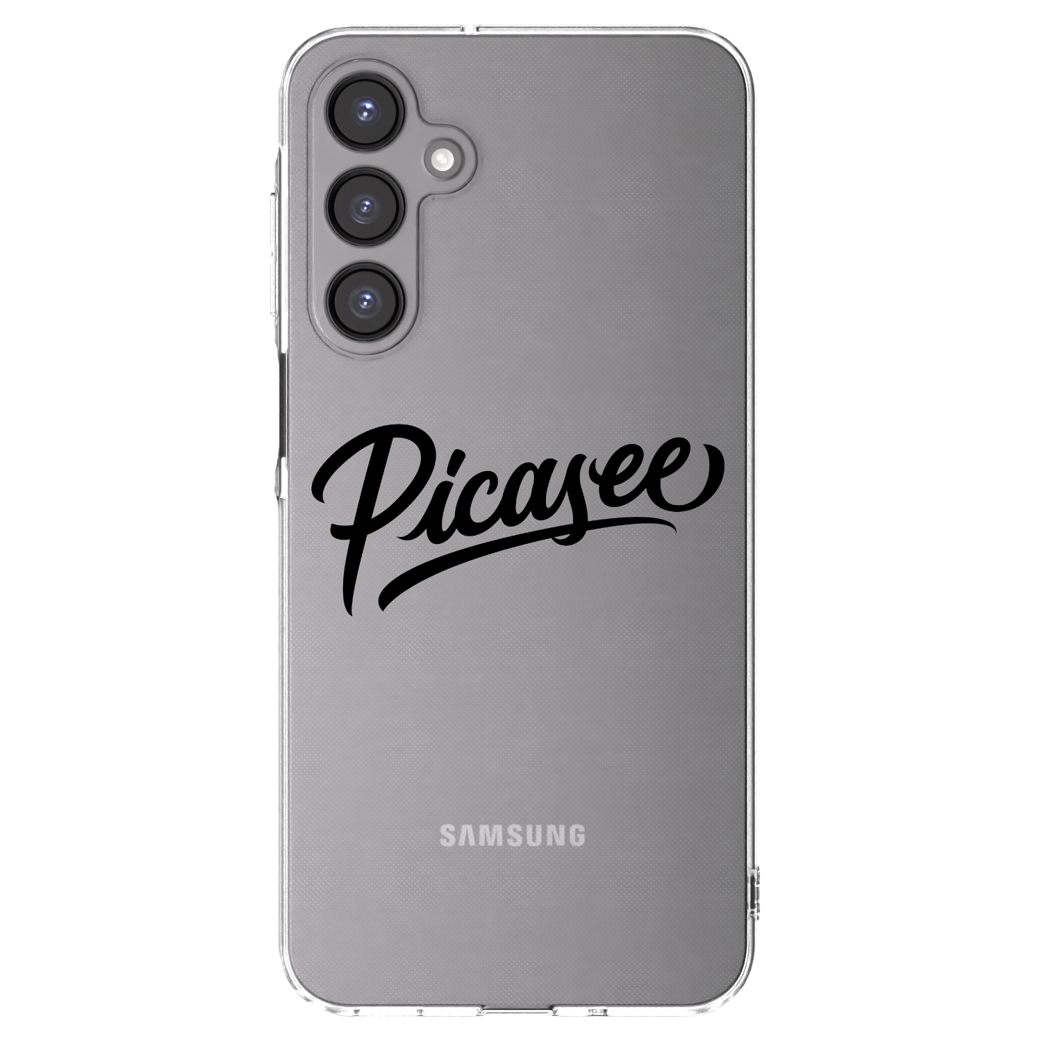 Picasee Samsung Galaxy A16 5G Hülle - Transparentes Silikon - Picasee - old logo - black