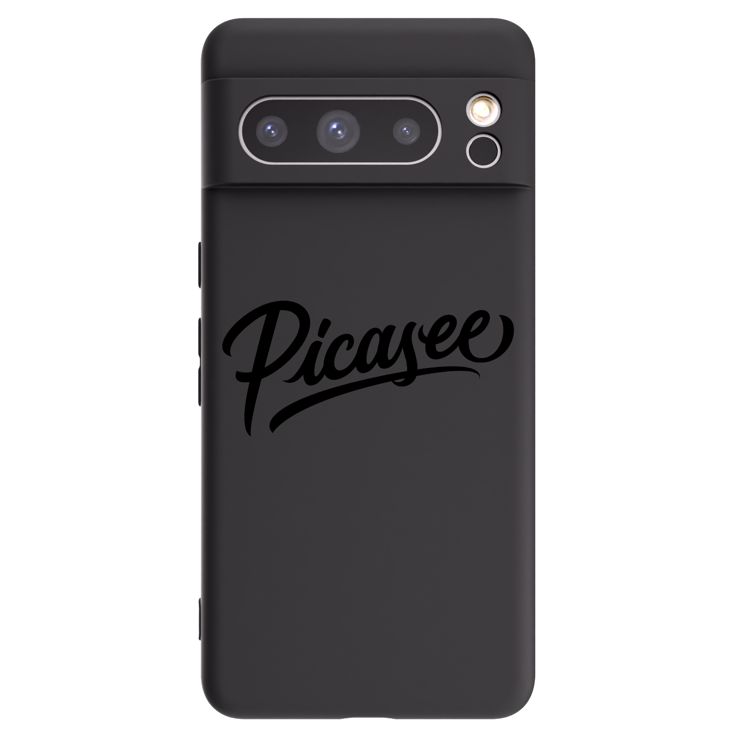 Picasee Google Pixel 8 Pro Hülle - Schwarzes Silikon - Picasee - old logo - black