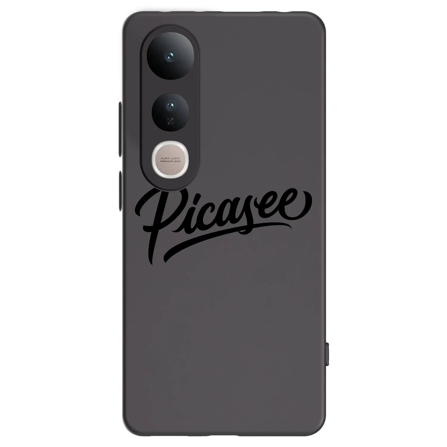Picasee Vivo V50 Lite 5G Hülle - Schwarzes Silikon - Picasee - old logo - black