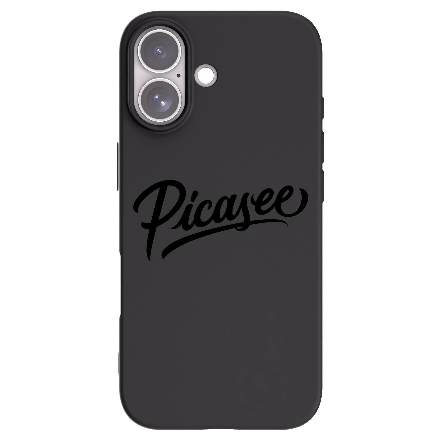 Picasee Apple iPhone 17 Hülle - Schwarzes Silikon - Picasee - old logo - black