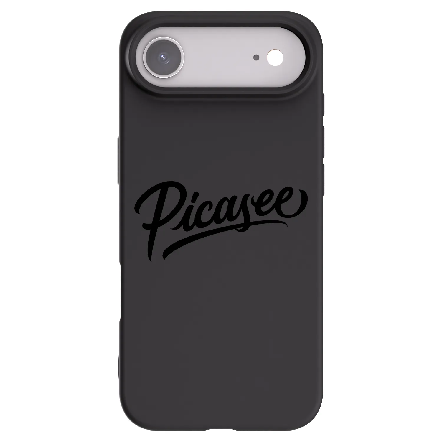 Picasee Apple iPhone Air Hülle - Schwarzes Silikon - Picasee - old logo - black