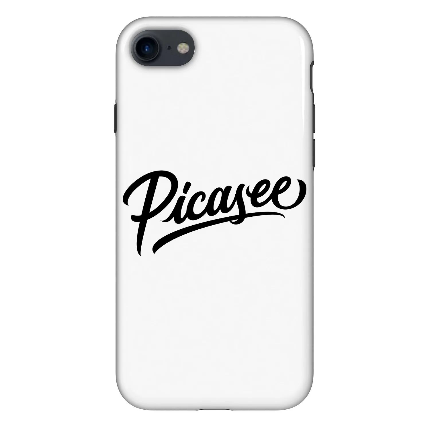 Picasee Fashion Case für Apple iPhone SE 2022 - Picasee - old logo - black