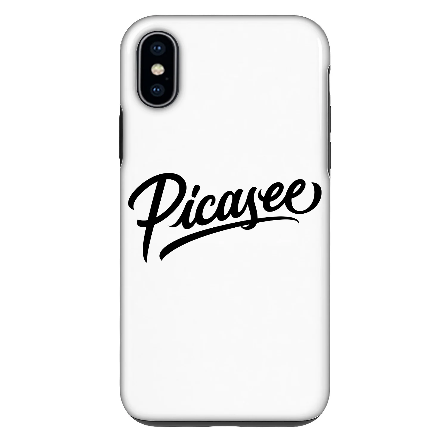 Picasee Fashion Case für Apple iPhone X/XS - Picasee - old logo - black