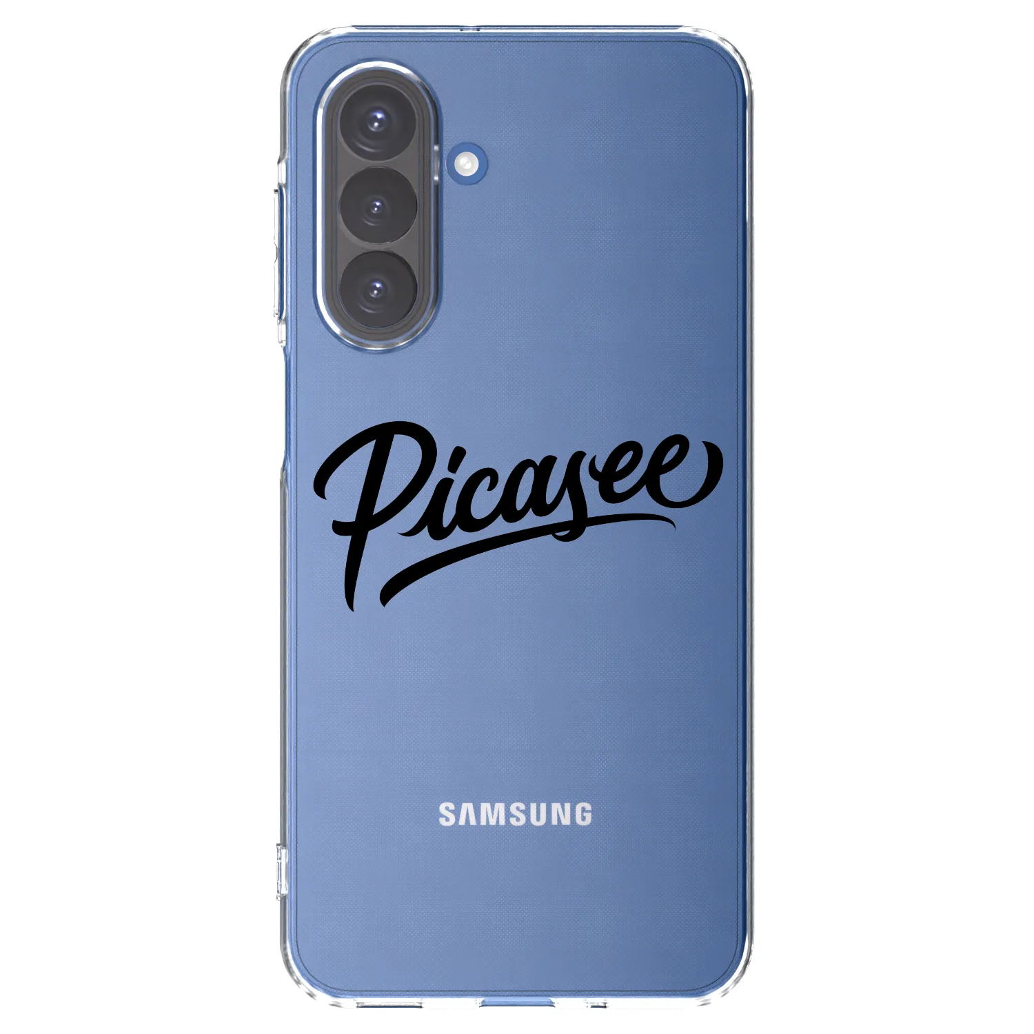 Picasee Samsung Galaxy A17 5G Hülle - Transparentes Silikon - Picasee - old logo - black
