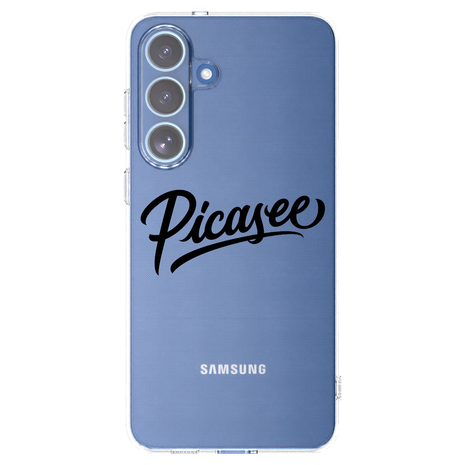 Picasee Samsung Galaxy S25 FE 5G Hülle - Transparentes Silikon - Picasee - old logo - black