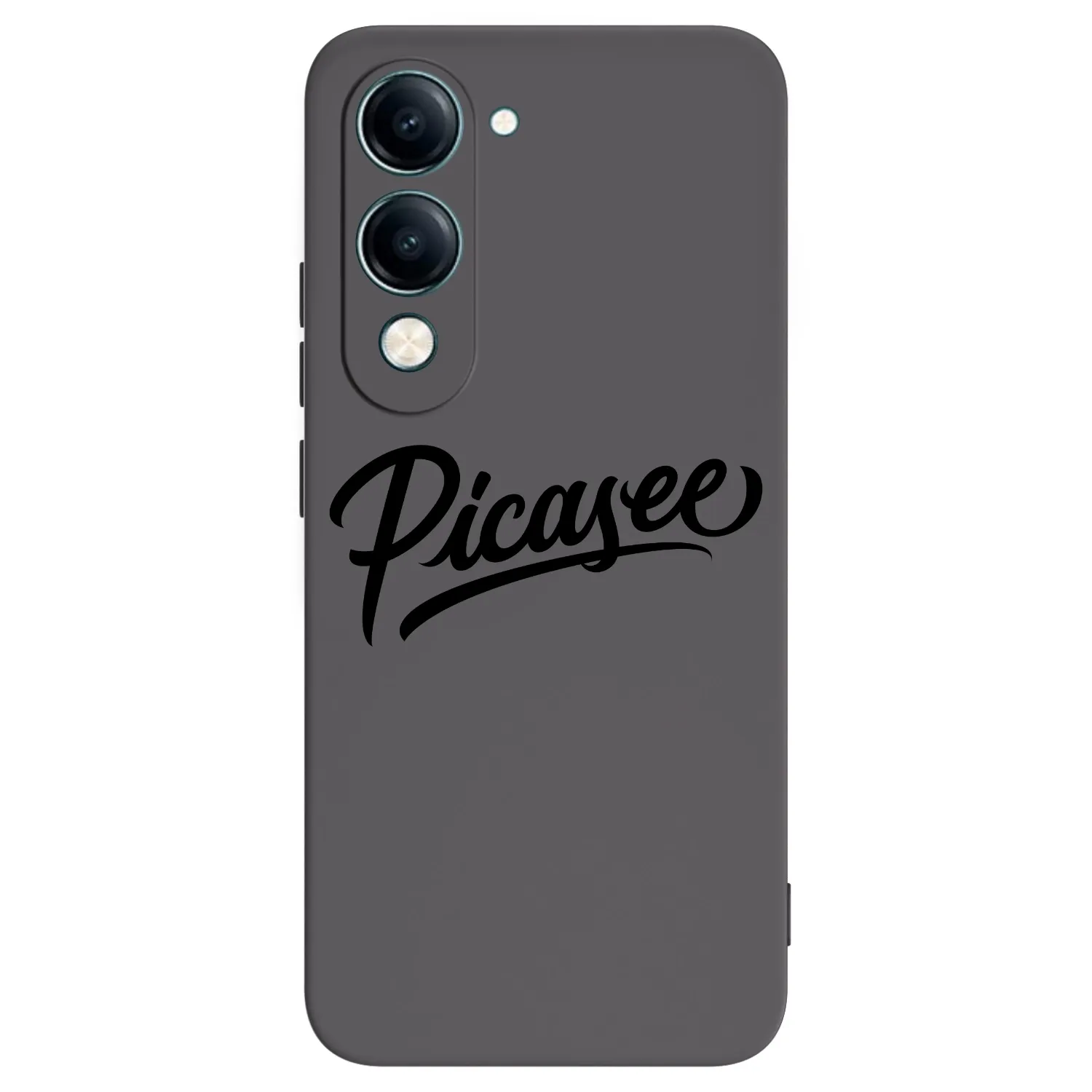 Picasee Vivo Y29s 5G Hülle - Schwarzes Silikon - Picasee - old logo - black