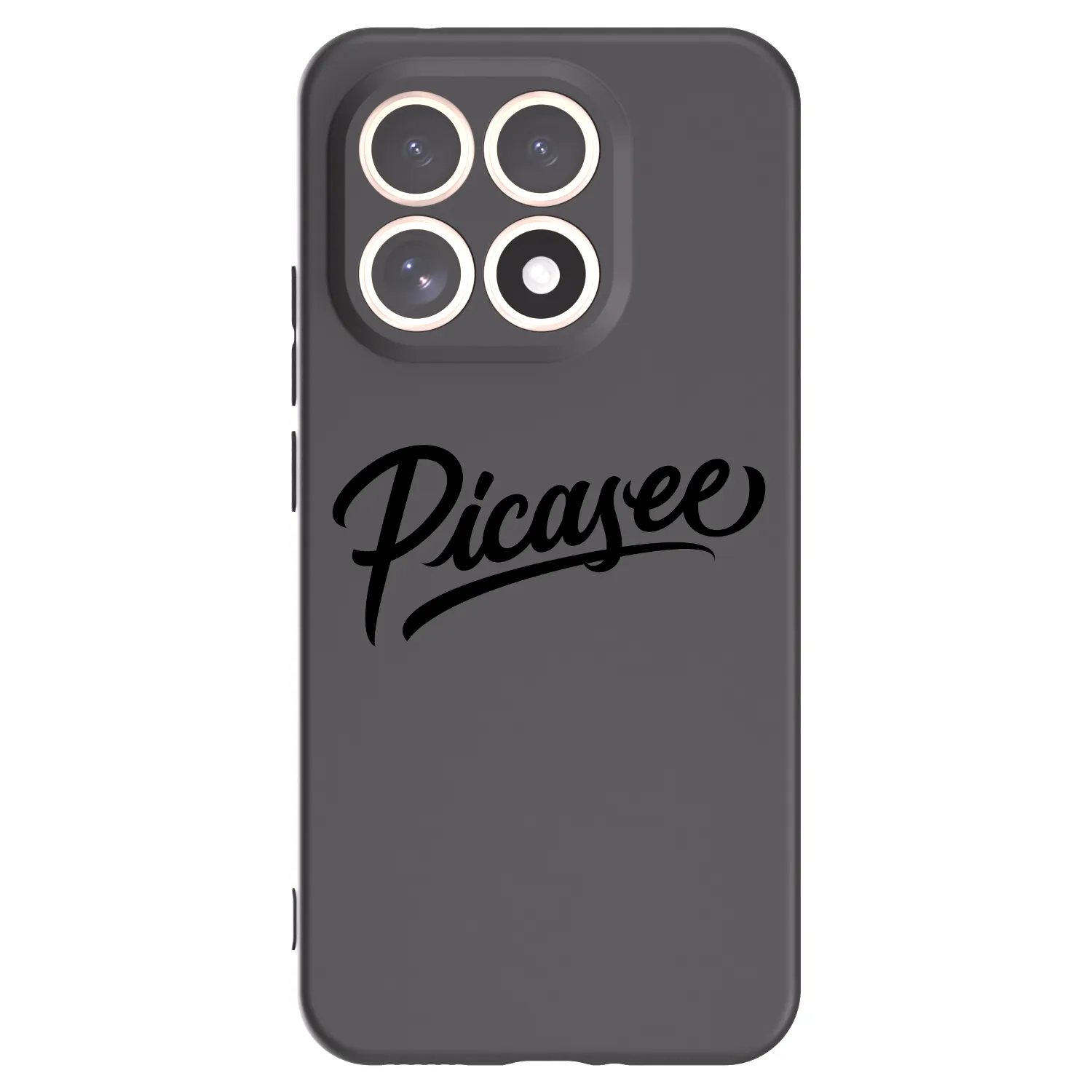 Picasee Xiaomi 15T Hülle - Schwarzes Silikon - Picasee - old logo - black