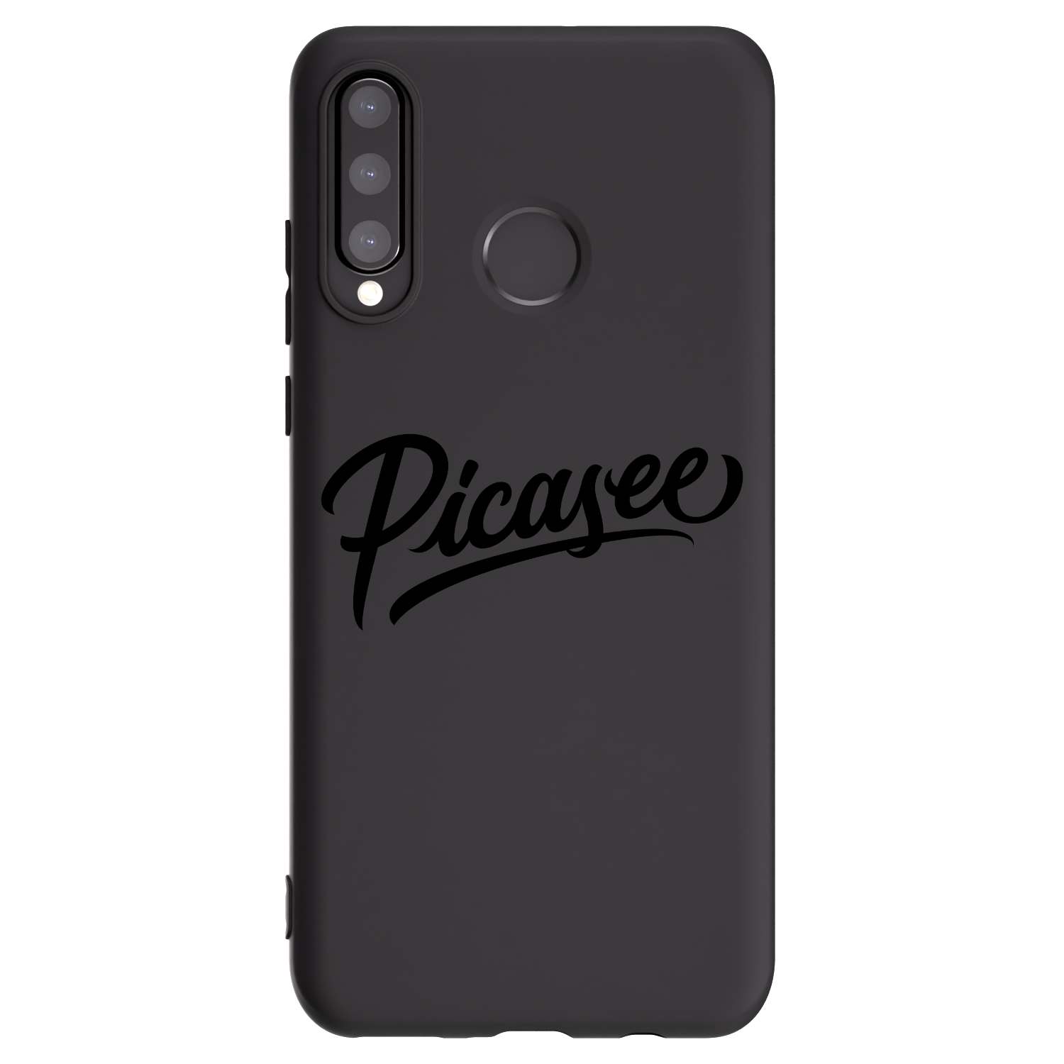 Picasee Huawei P30 Lite Hülle - Schwarzes Silikon - Picasee - old logo - black